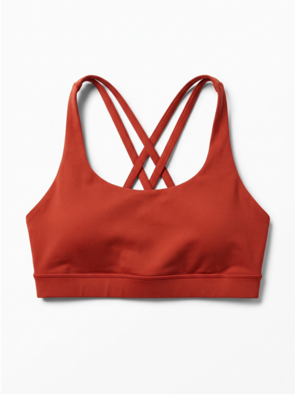 LULULEMON Energy Bra Orange Sports Bra Athleisure Training Yoga Gym, Sz 6